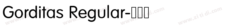 Gorditas Regular字体转换